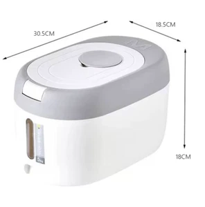 5KG/10KG Rice Dispenser Kitchen Organizer and Storage Container Home Box Cereal - Picture 1 of 12