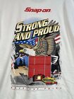 NOS New Mens SIze XL SnapOn Tools T-Shirt Strong And Proud USA Eagle