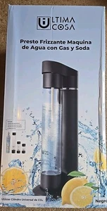 Brandneu Ultima Cosa Presto Frizzante Soda Maschine-schwarz - Bild 1 von 2