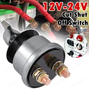 Interruptor de desconexión de batería maestro 12V 2 postes SPST Kill Cut Off Nascar Marine ATV - Imagen 1 de 12