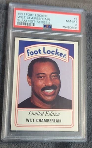 1991 Foot Locker Slam Fest Series 2 - Wilt Chamberlain #1 - PSA 8 NBA MVP - Bild 1 von 2
