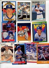 PAUL MOLITOR MILWAUKEE BREWERS TWINS BLUE JAYS 30 BASEBALL CARD LOT