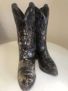 Austin Sculpture Cowboy Boots “Western Wonder” Wild West - Picture 1 of 21