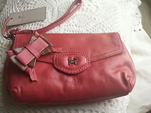 RADLEY LONDON LEATHER PINK JUBILEE MEDIUM WRISTLET LESS THAN THE RRP £89 ***** - Picture 1 of 6