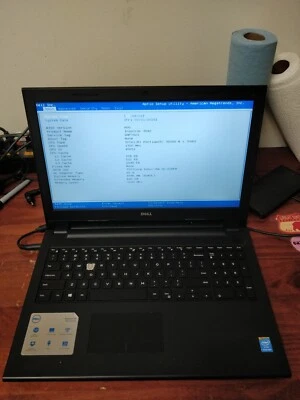 Dell inspiron 15 3542 INTEL CORE I3-5005U@2.00GHz 8GB RAM  NO DRIVES PARTS 6856 - Image 1 of 4