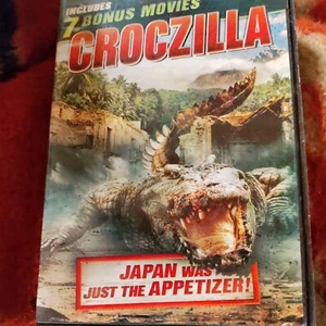 🔥CROCZILLA: Includes 7 Bonus Movies (DVD, 2017, 3-Disc Set) Piranha, Creature🔥 - Picture 1 of 3