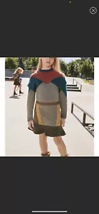 ZARA Girl’s Wool Patchwork Dress Age 10 - 11 Years Old - Picture 1 of 10