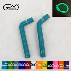 Silicone Radiator Hose Kit Fit Yamaha YFZ450 YFZ 450 2004-2013 Teal Coolant Pipe - Foto 1 di 13