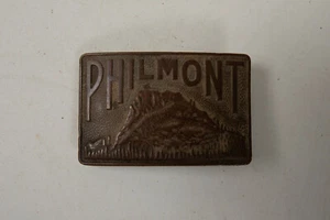 Philmont Vintage Belt Buckle (WD1) Antique Scouting BSA Mountain (JSF6) Bronze - Picture 1 of 8