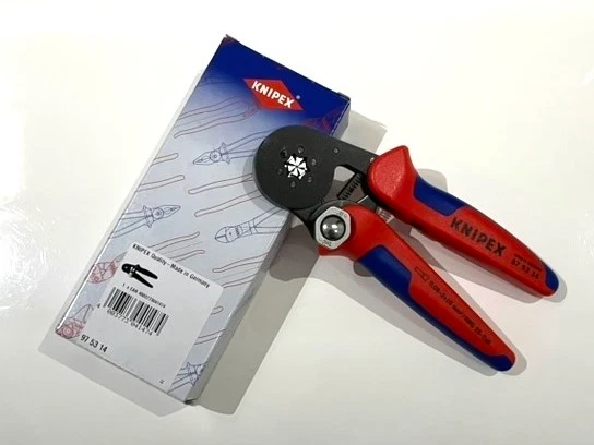 Knipex 975314 Aderendhülsenzange Crimpzange Aderendhülsen 0,08 bis 2x10mm² OVP - Bild 1 von 4