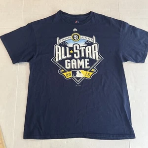New Authentic San Diego Padres Petco Park 2016 All-Star Game Shirt XL Blue - Picture 1 of 7