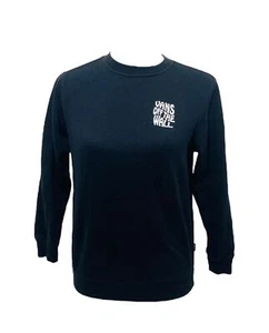 Boy's Medium Sweatshirt Van’s Black Van’s Reaper Off the Wall Crewneck - Picture 1 of 8