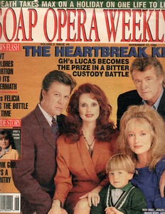 SOAP OPERA WEEKLY Magazine Nov. 17 1992 General Hospital Yvonne Perry Julia Barr - Picture 1 of 2