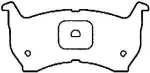 Pastillas de freno delanteras Bendix MKD317 86-87 para Mazda 626 DX GT LX Foto 1 de 3