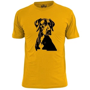 Camiseta para hombre Great Dane Stencil Hound Pooch Dog - Imagen 1 de 5