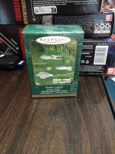 Hallmark Keepsake Star Trek Deep Space Nine Starfleet Legends Ornaments New Open - Picture 1 of 2