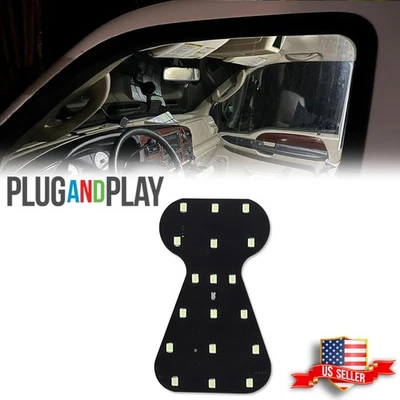 Panel LED de luz de mapa de cúpula interior superior para 94-04 Ford Mustang F-150 F-250 K Foto 1 de 4