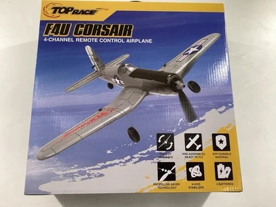 Top Race F4U Corsair 4 Channel Remote Control Airplane     D1A - Image 1 of 4