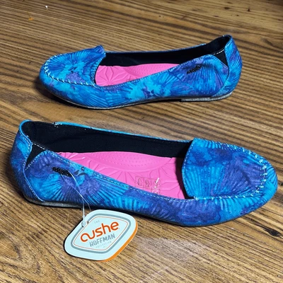 Cushe Lamu Blue Floral Moccasins Flats Loafers Woman’s Sz 7.5 - Image 1 of 4