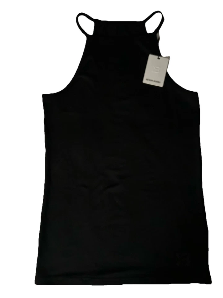 Halter Better Bodies Performance para mujer negro talla pequeña Foto 1 de 3