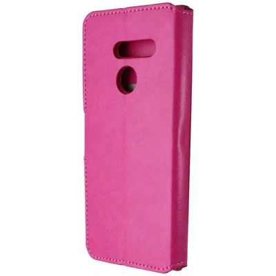 Funda MyBat MyJacket Wallet Element Series para LG G8 Thinq - Rosa intenso Foto 1 de 4