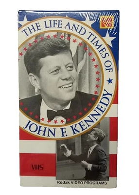 The Life And Times Of John F. Kennedy (VHS, 1988) - New, Sealed - Image 1 of 2