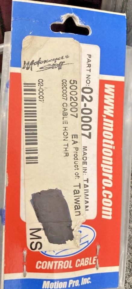 NOVO CONJUNTO DE CABOS DE ACELERAÇÃO PUSH/PULL MOTION PRO 02-0007 PARA HONDA CB500, CB550, CB75 - Imagem 1 de 4