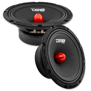 2x DS18 8" Midrange Bullet Speakers - 190 Watts Rms 4-ohm PRO-GM8.4B Loudspeaker - Picture 1 of 6