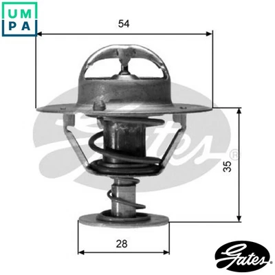 THERMOSTAT COOLANT TH04282G1 FOR INFINITI RENAULT KOLEOS/SUV FIAT REGATA 2.5L - Image 1 of 4