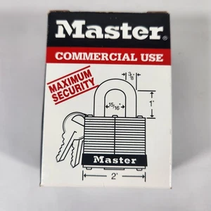 (6) Master Lock 5KD Commercial Use Maximum Security Padlocks USA NEW - Picture 1 of 7