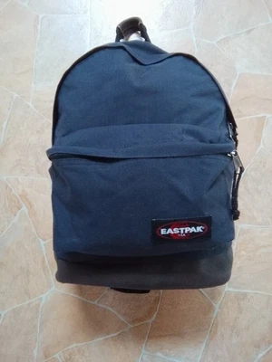 Eastpak Rucksack Wyoming 811 / 07H MARINEBLAU MIT BRAUNEM Lederboden   - Bild 1 von 4