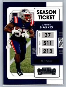 2021 Panini Contenders #69 Damien Harris - Picture 1 of 2