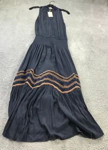 Ramy Brook Dress Womens Small Lex Dress Lace Inset Sleeveless Maxi Dress $ 565 - Picture 1 of 13