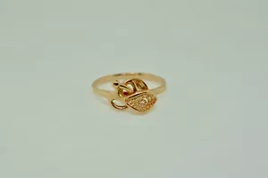14K Rose Gold Ring (size 5.5) - Picture 1 of 5