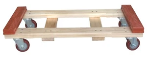 Carro de madera dura para muebles y sillas Dolly de alta resistencia 1000 lb de capacidad - Imagen 1 de 4