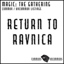Magic the Gathering: Return to Ravnica - SINGLES - Commons/Uncommons MTG
