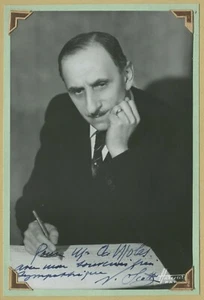 Vincent Scotto (1874-1952) - Photo dédicacée une semaine avant son décès - 1952 - Foto 1 di 3