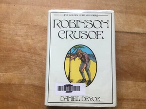 Robinson Crusoe by Daniel Defoe 1987 The Golden Heritage Series - Picture 1 of 6