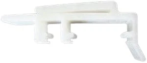 Qty 3 Vertical Blind Dust Cover Valance Clip for 1-15/16 Track Drapery Hardware - Picture 1 of 3