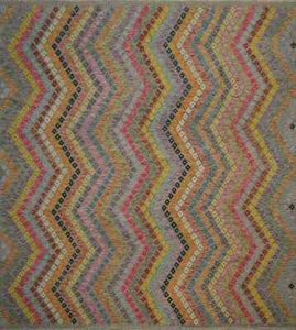 Kilim Earrings | 10 x 9 | Home Decor | Area Rugs - Picture 1 of 7