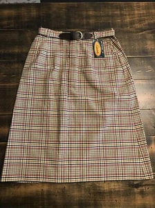 Vintage RSC Russ Togs Plaid A-Line Skirt Size 14 EUC? Retro NWT Hippy - Picture 1 of 9