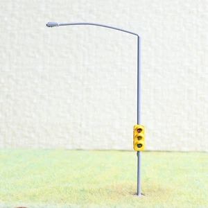 1 x traffic signal with street light HO OO scale model railroad led lamps #corGO - Picture 1 of 5