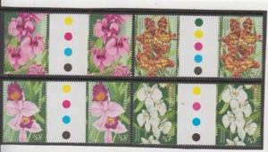 Stamps 1998 Australia Orchids set of 4 in gutter pairs, MUH - Picture 1 of 1