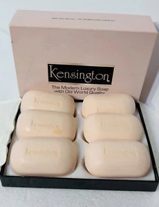 VINTAGE KENSINGTON 6-TEILIGES SET IM KARTON LUXUS GERANIE DUFT BADESEIFE 24,75 UNZEN - Bild 1 von 13