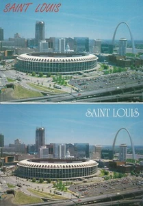 (2) St. Louis Cardinals Busch Memorial Stadium Postkarten - Titelvariationen #3 - Bild 1 von 2