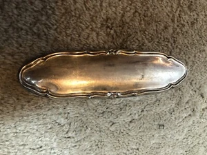 Antike Vintage Pflegebürste versilbert - Bild 1 von 5