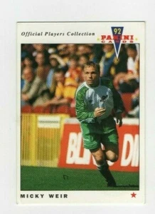 Panini 92 cards Official Players Collection 1992 Micky Weir Hibernian No 371 - Picture 1 of 2