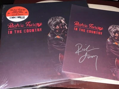 12” Vinyl LP Record Album Richie Furay In The Country AUTOGRAPHED/SIGNED Poco SS - Image 1 of 4