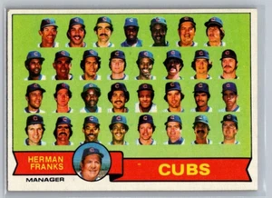1979 Topps Cubs Team Card Herman Franks #551 - Picture 1 of 2