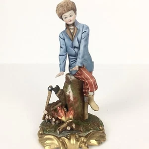 Works Of Art Capodimonte Italy Figurine Signed Bonalberti #457 - Picture 1 of 7